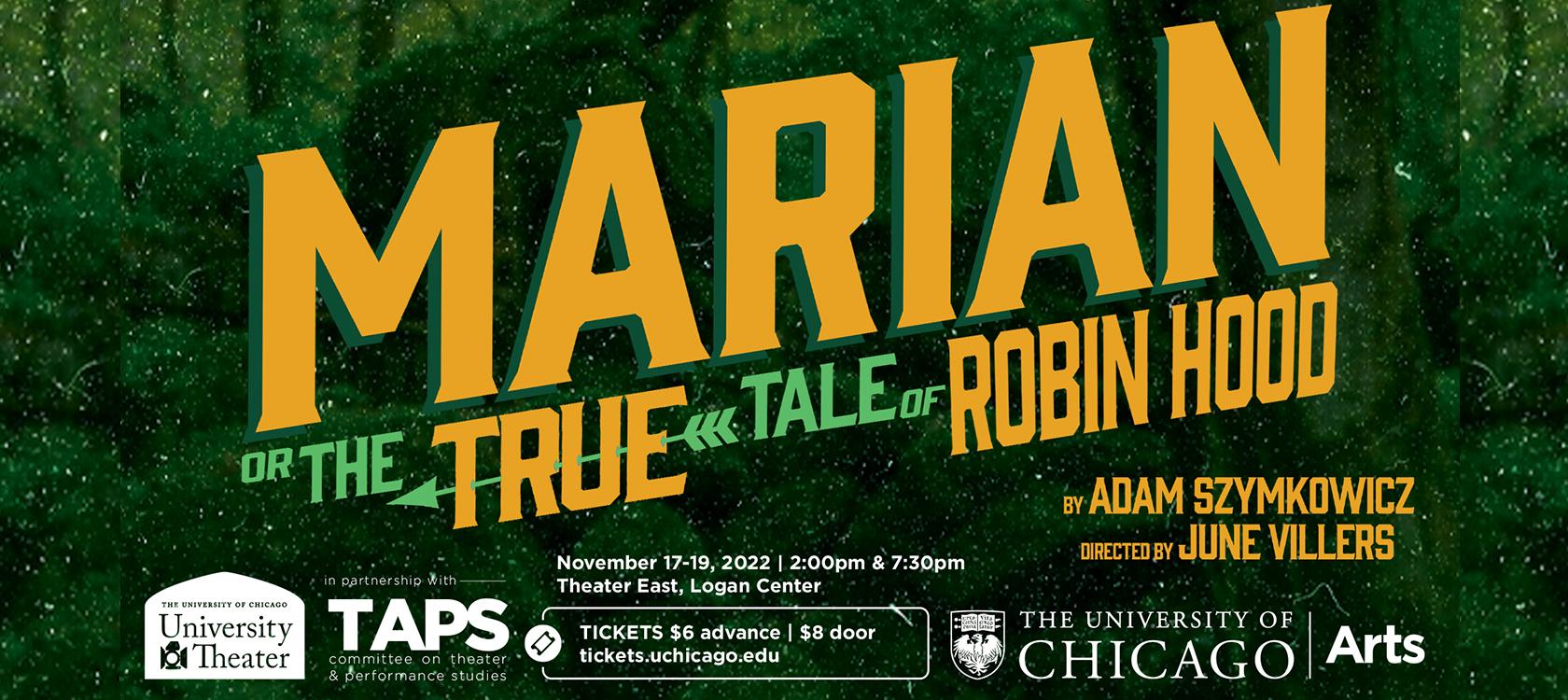 Marian The True Tale Of Robin Hood Script